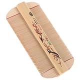 DIKACA Doppelseitiger Bambuskamm für Dickes Haar Feine Zahnung...