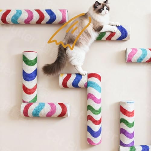 Griffoir mural pour chat résistant aux rayures et très adhésif