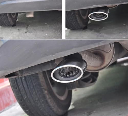 Cubiertas tubos escape cromadas de alta resistencia para Land Cruiser y Prado 7