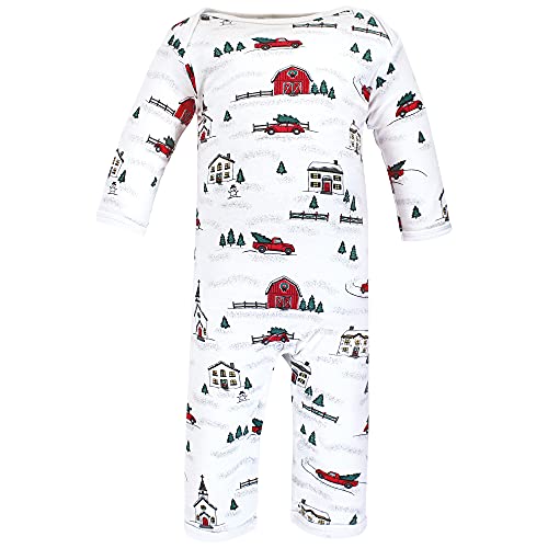 Image of Hudson Baby Baby Cotton Union Suit, 3 Pack