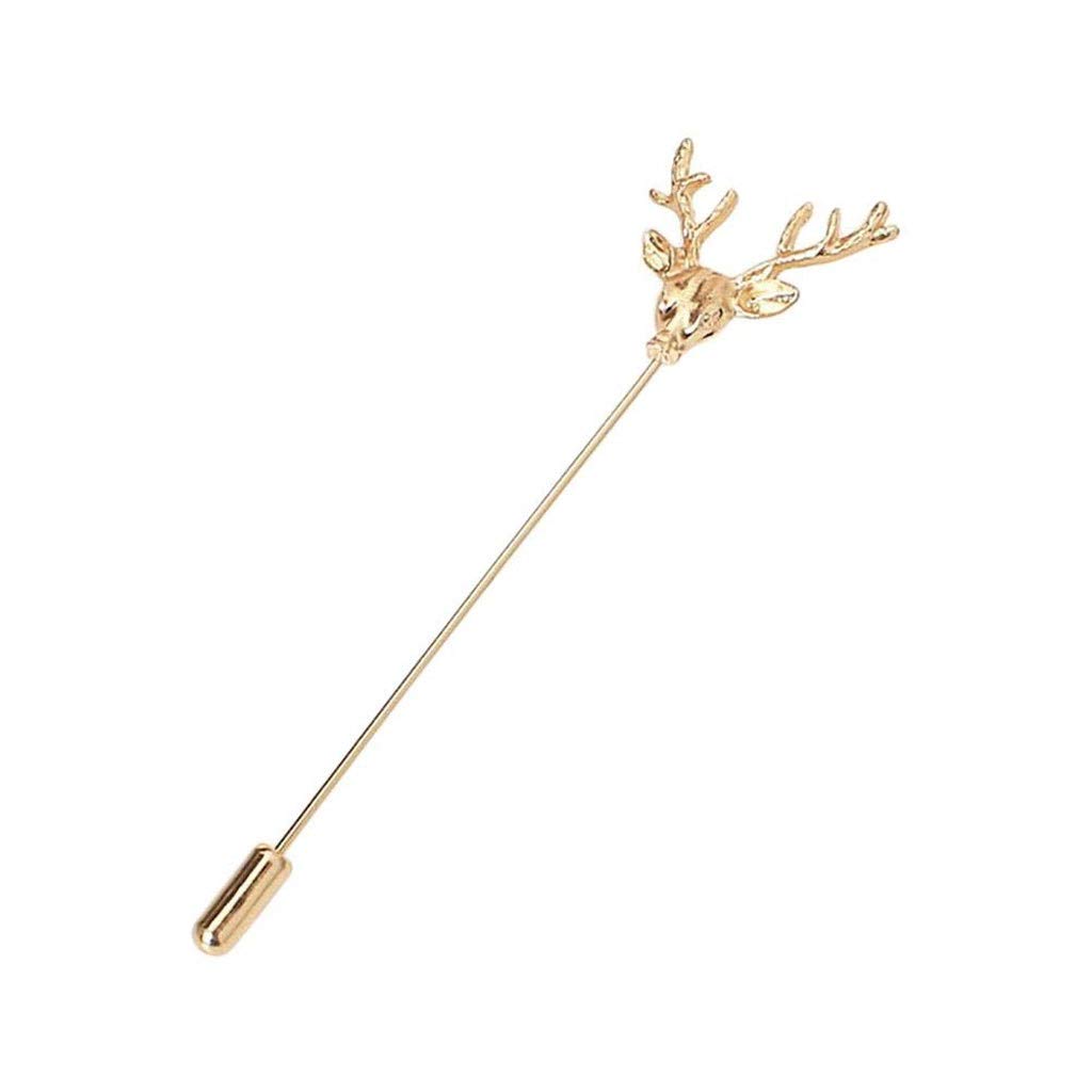 Broche Broche de asta, Broche de Cristal con Diamantes de imitación, joyería para Vestido, Bufanda, Chal, Clip Dorado