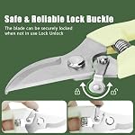 Gardening Shears, 12 Pack Handheld Garden Scissors, Stainless Steel Pruning Shears with Straight & Bypass Blade, Tree Trimmer,Sharp Garden Clippers for Flowers, Plants, Fruit Picking
