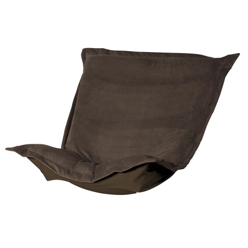 Howard Elliott Collection Puff Chair Cushion With Cover, Butterfly Sling Chair Replacement Cushion with 100% Sunbrella Acrylic for Puff Chairs & Furnitures, 49 x 40 Inch, Bella Chocolate