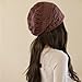 Pemilosci Soft Slouchy Beanie Fashion Style Soft Lightweight Daily Hat Skull Cap Headware for Women - BEA12 - Brown