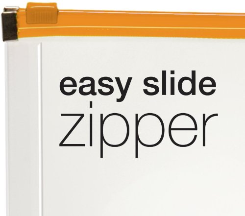 Pendaflex Poly Zip Envelope, Top-Loading, Expands 1 Inch, Zippered Closure, 13 X 10.125 Inch, Holds Letter Size Paper, Color May Vary (84192) #TOP5