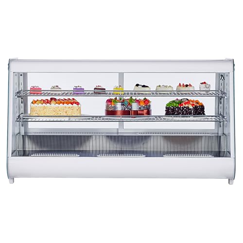MERXENG Beverage Refrigerator, 8.1 Cu.ft Commercial Display Refrigerator Merchandise for Home Restaurant Grocery Stores, 2 Glass Door Merchandiser Refrigerator,3 Shelves