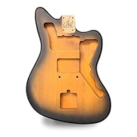 High-Quality Guitar Anatomy Jazzmaster Body 2-Piece American Alder Standard Jazzmaster Dimensions Compatible with Most Spec Jazzmaster and Stratocaster Necks
