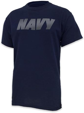 Armed Forces Gear Mens Navy Military Reflective PT Shirt