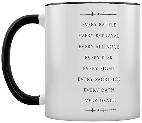 Game Of Thrones - Taza Interior A Color For The Throne, Black, 320ml