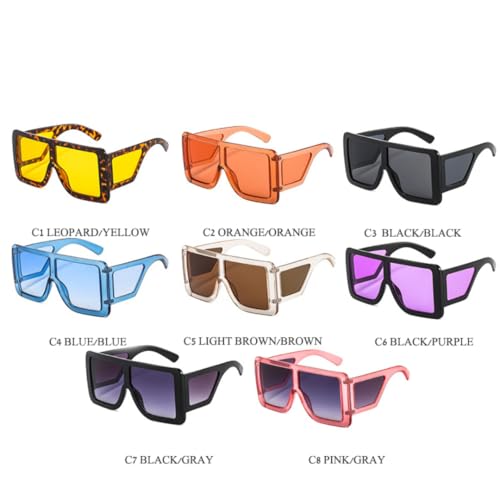 Lunettes de soleil One Piece anti-éblouissement grand format mode