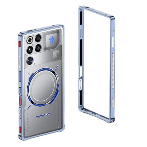 for Redmagic 11S Pro �p�o���p�[ �A���~������ �l�W�Ȃ� �o�b�N�� ���M���^���t���[�� �����J�o�[ ���������� �X�}�z��p ���M ���b�h�}�W�b�N11S Pro �����P�[�X ���^���t���[�� �����T�C�h�ϏՌ� ������ �J���� �����Y �S�ʕ�