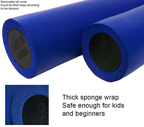 Foam Padded Three Section Bo Staff (Blue)