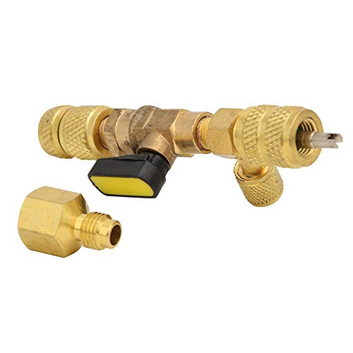 R12 R22 R410A środek do usuwania zaworów prądu zmiennego R12 R22 R410A narzędzie do naprawy przewodów klimatyzacyjnych, narzędzie szybkiego demontażu do SAE 1/4 cala (Valve Remover)