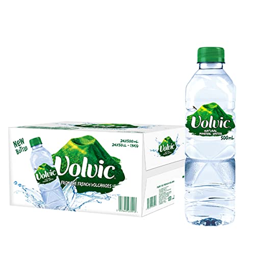 Volvic Natural Spring Water, 500Ml- Bottles (Pack Of 24) #TOP1