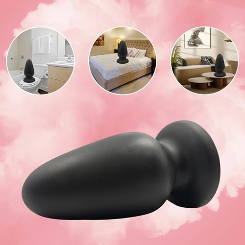 Huge Silicone Butt Plug with Suction Cup for Comfortable Anal Training - Image 4