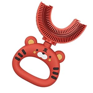 Generisch Rote U-förmige Tiger Kinderzahnbürste