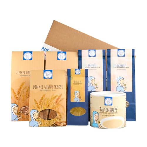 Fastenkur Paket nach Hildegard von Bingen, Fastenpaket für 7-10 Tage Dinkelfasten, Komplettpaket, Set