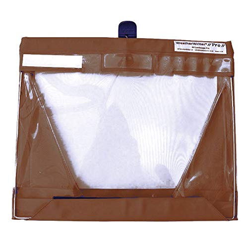 WeatherWriter WA4L A4 Landscape PRO Original Waterproof Clipboard (Chestnut Brown)