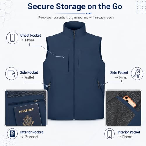 FILEXTY Softshell Golf Vest
