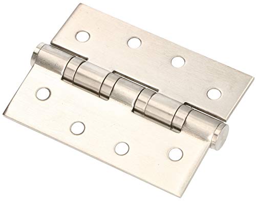 KOTARBAU® Set of 2 Stainless Steel Door Hinges with Slide Bearings 100 x 75 mm for Heavy Duty Door Hinge, Silver, 100x75mm - Image 3