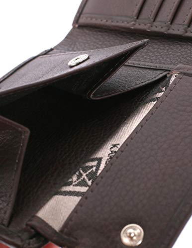 Men's RFID Blocking Leather Bifold Wallet with Coin Pocket4