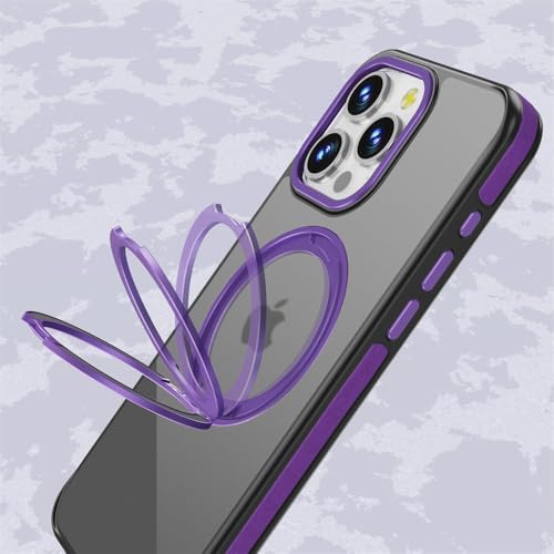 Coque iPhone 15 Pro antichoc grise housse magnétique de luxe - 6