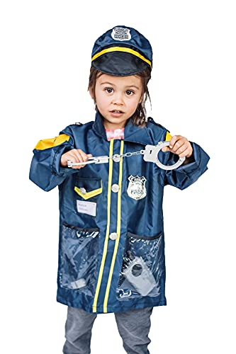 Dress Up America Pequeño Chico Policía Officer Juego de rol Juego de vestirse
