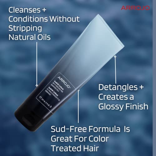 Arrojo Renew Cowash Cleansing Conditioner (8.0 Oz) – Co Wash Hair Conditioner For Luster, Shine & Softness – Deep Conditioner For Dry Damaged Hair – Vegan, Sulfate Free Conditioner For All Hair Types #TOP3