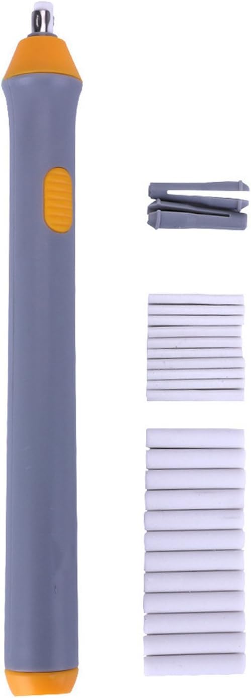 RUZARTH Electric Eraser Kit with 22 Refills (2.3mm & 5mm Sizes) | Precision Automatic Pencil Eraser for Artists, Students & Designers | Battery Operated Eraser Pen for Sketching, Drafting & Drawing
