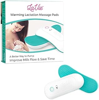 LaVie 2-in-1 Warming Lactation Massager, 2 Pack, Heat and Vibration, Pumping and Breastfeeding