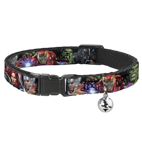Collar de gato con hebilla de seguridad anticaídas de los Vengadores 2