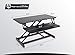 Standing Desk with Height Adjustable – FEZIBO 32 inches Stand Up Black Desk Converter, Ergonomic Tabletop Workstation Riser Black