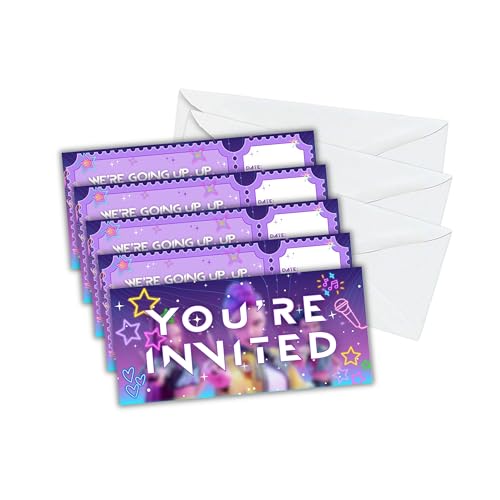 Hunter Birthday Party Invitation Ticket 25 Invites + 25 Envelopes 3.75x8.25 Anime Character Soda Pop Fan Demon Cards Were Going Up Lover