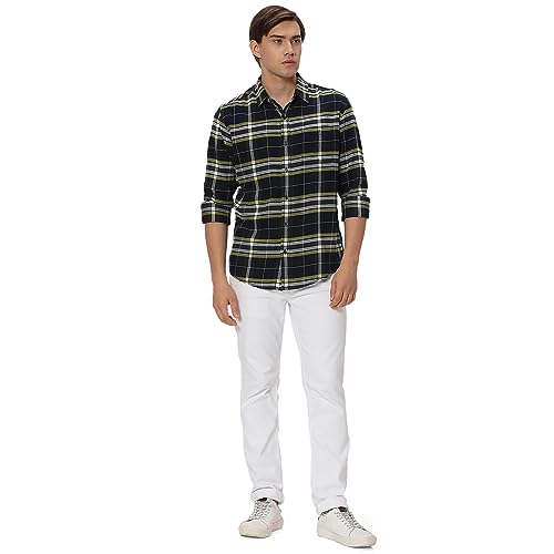 Image of MUFTI Mens Cotton Slim Fit Shirt