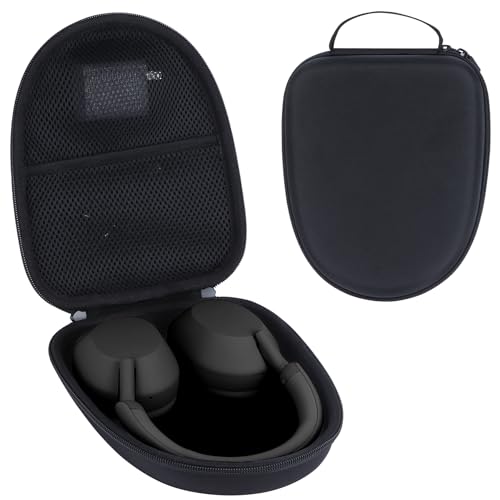 RIYADAone Hard Case Replacement for Sony WH-1000XM6 WH-1000XM5 WH-1000XM4 WH-1000XM3 Noise Canceling Headphones Portable Travel Headphone Cases (Black Case)