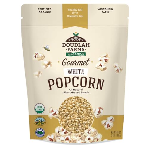 Doudlah Farms Organic White Popcorn Kernels
