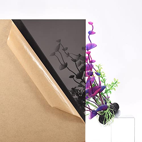 Image of uxcell Black Clear Cast Acrylic Sheet,12 inch x 24 inch,3mm Thick,Plastic PMMA Acrylic Board for Signs Display Projects,Craft