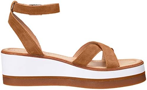 Lucky Brand Women's TARHI Wedge Sandal, Macaroon, 6 | Image 5