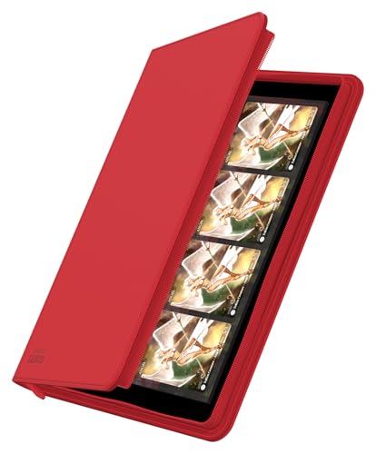 Image of Ultimate Guard Zipfolio 320 - 16 Pocket Xenoskin Red