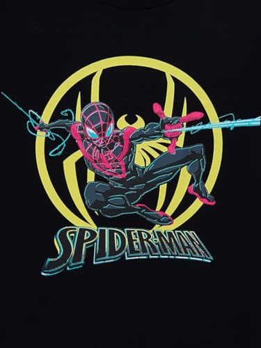Marvel Boys' Spiderman Miles Morales Spider-Verse T-Shirt3