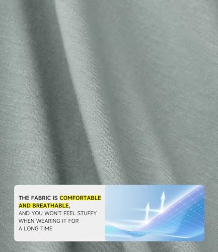 BAMBOO COOL Men's UPF 50+ Sun Protection Hoodies Soft and Lightweight Long Sleeve SPF Fishing Thumbhole Shirts Hooded3