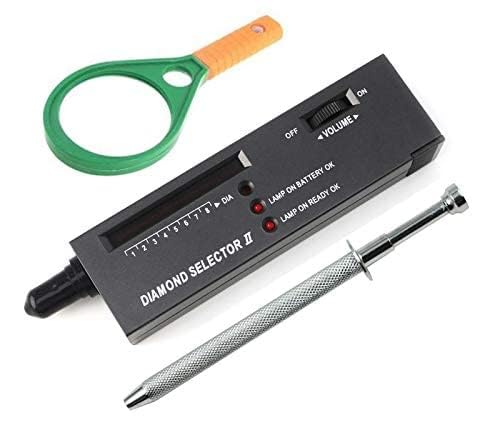 Morris Diamond Selector 2 Original with Magnifying Glass 50mm & Diamond Holder Picker Tools 4 Prong || Gem Tester Machine Japan Technology || Diamonds Checking Machine || Jewellery Gemstone Tester (B0D7SMCPQ8) Amazon Price History, Amazon Price Tracker