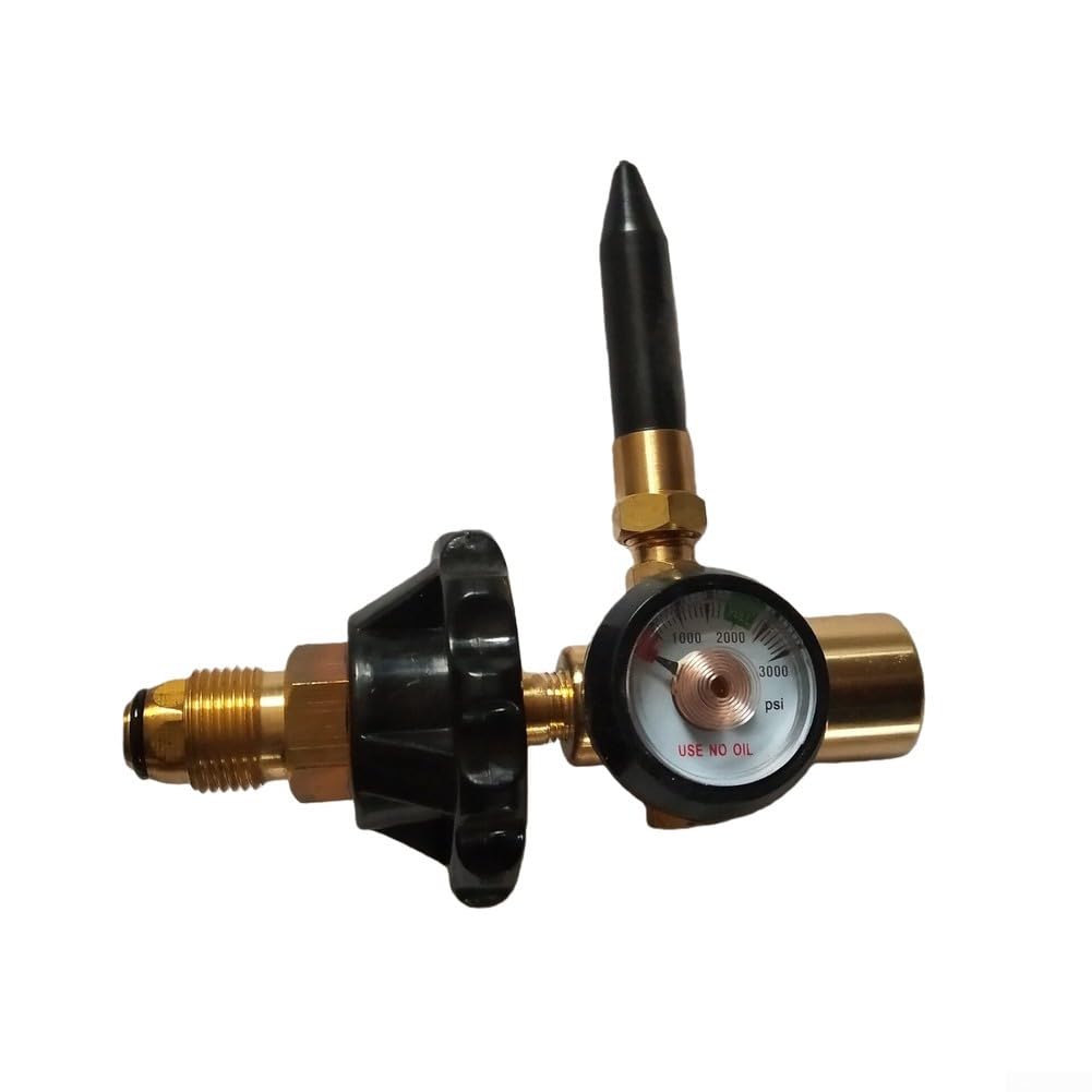 Regolatore di pressione dell'elio, riduttore di pressione della bombola del gas per gonfiaggio del palloncino del serbatoio dell'elio (A)