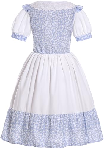Disfraz colonial para niña SIZGAROOT 9-10 años miniatura 2
