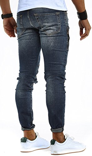 Leif Nelson Jeans da Uomo Pantaloni Jean LN-9935