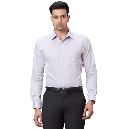 Image of Raymond Men's Structure Slim Fit Shirt