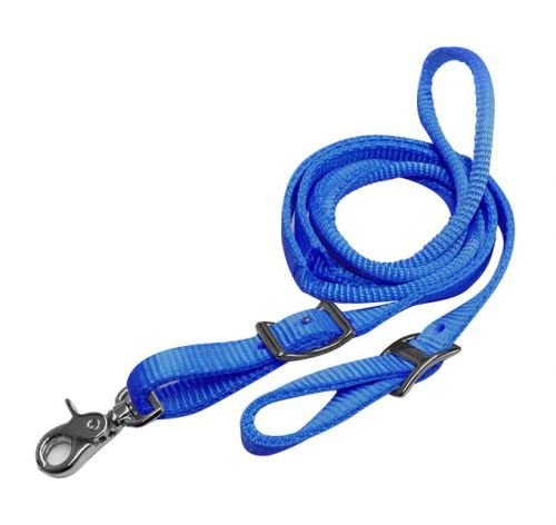 Showman Pony/Youth 6' Nylon Contest Reins (Blue) #TOP1