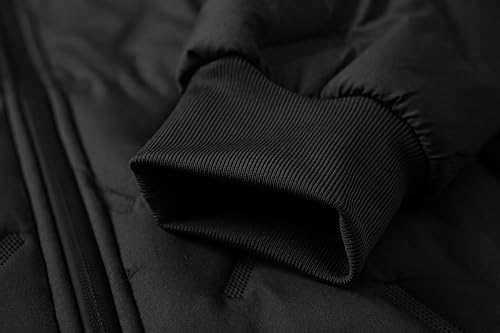 Men's winter jacket, lambswool lining, zippered thermal jacket, thermal outdoor casual jacket. 7