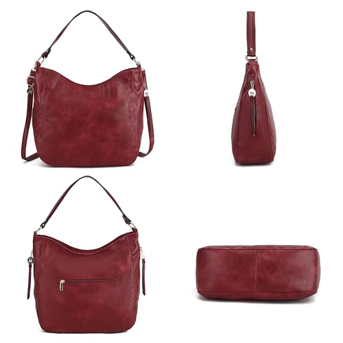 Image of MKF Collection Shoulder Bag for Women, Top-Handle Crossbody Purse Satchel Handbag