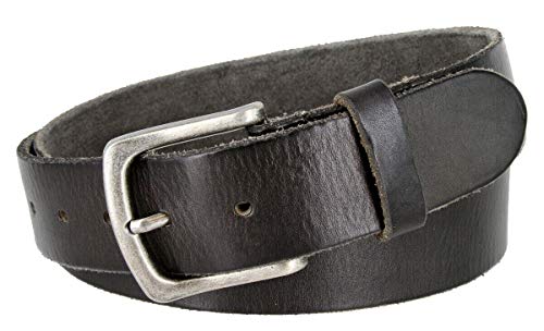 Genuine Full Grain One Piece Leatehr Casual Jean Belt 1-1/2